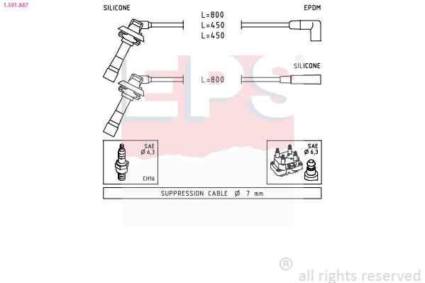 Ignition Cable Kit (1.501.887)
