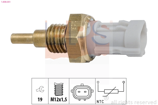 Sensor, oil temperature (1.830.351)