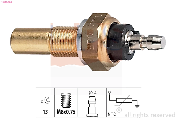 Sensor, coolant temperature (1.830.068)