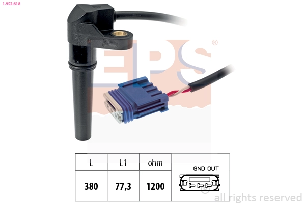 RPM Sensor, automatic transmission (1.953.618)