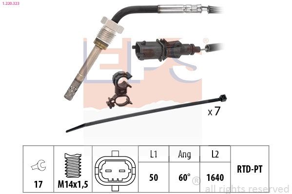 Sensor, exhaust gas temperature (1.220.323)
