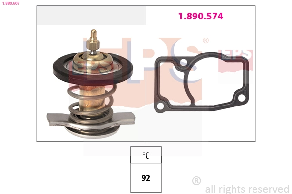Thermostat, coolant (1.880.607)