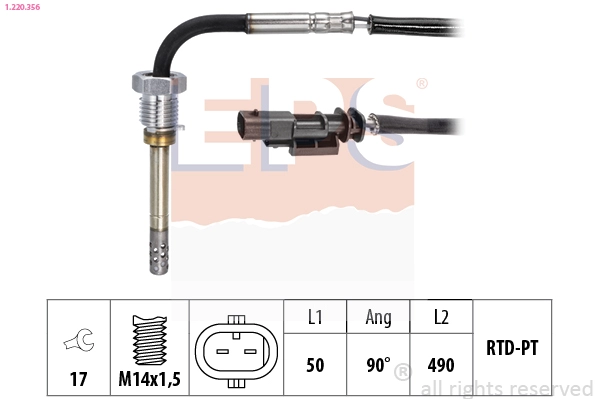 Sensor, exhaust gas temperature (1.220.356)