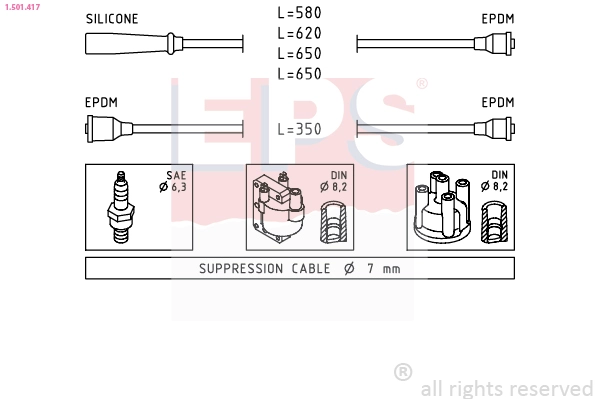 Ignition Cable Kit (1.501.417)