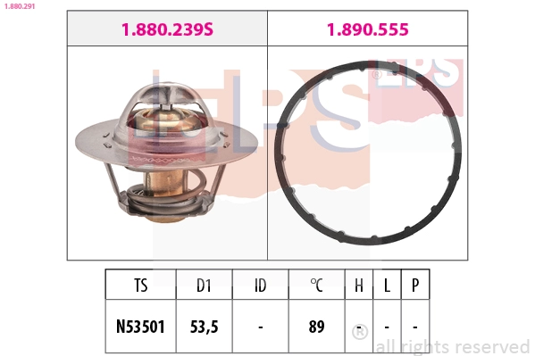 Thermostat, coolant (1.880.291)