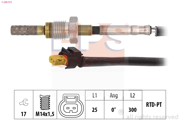Sensor, exhaust gas temperature (1.220.151)