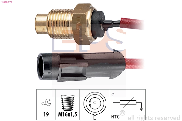 Sensor, coolant temperature (1.830.175)