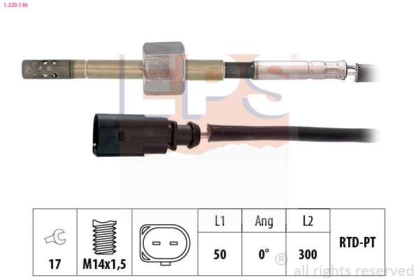 Sensor, exhaust gas temperature (1.220.146)
