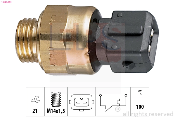 Temperature Switch, coolant warning lamp (1.840.081)