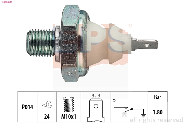 Oil Pressure Switch (1.800.045)