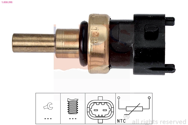 Sensor, coolant temperature (1.830.395)
