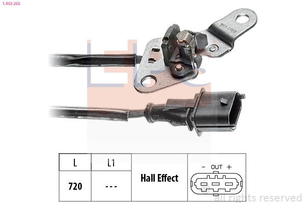 Sensor, camshaft position (1.953.355)