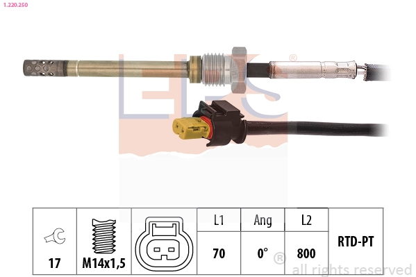 Sensor, exhaust gas temperature (1.220.250)