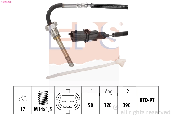 Sensor, exhaust gas temperature (1.220.298)