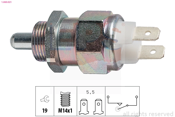 Switch, reverse light (1.860.021)