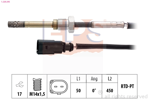 Sensor, exhaust gas temperature (1.220.295)