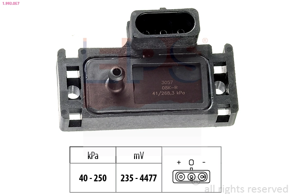 Air Pressure Sensor, altitude adaption (1.993.057)