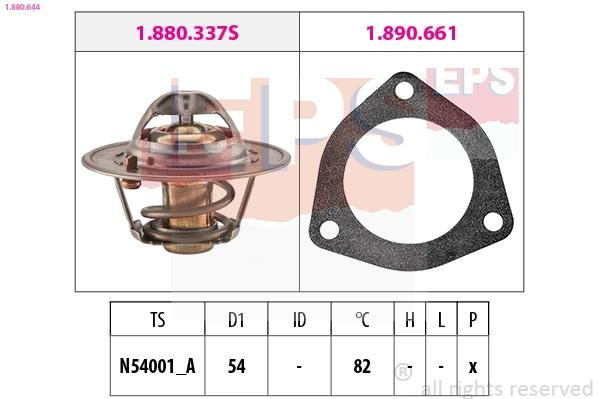 Thermostat, coolant (1.880.644)