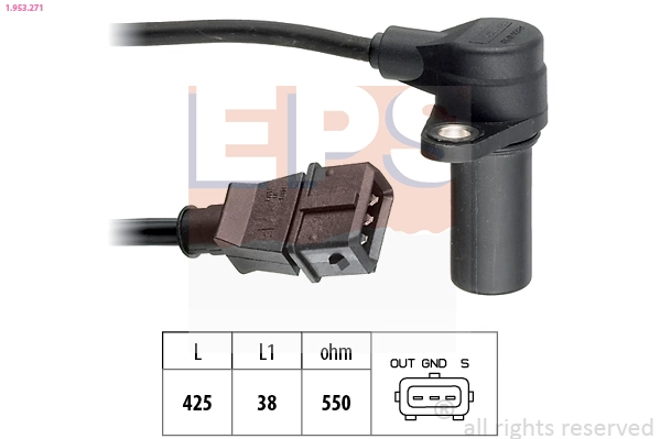 Sensor, crankshaft pulse (1.953.271)