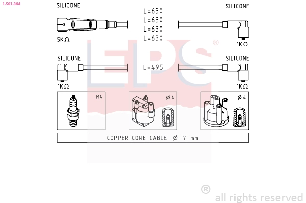 Ignition Cable Kit (1.501.364)