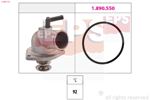 Thermostat, coolant (1.880.174)