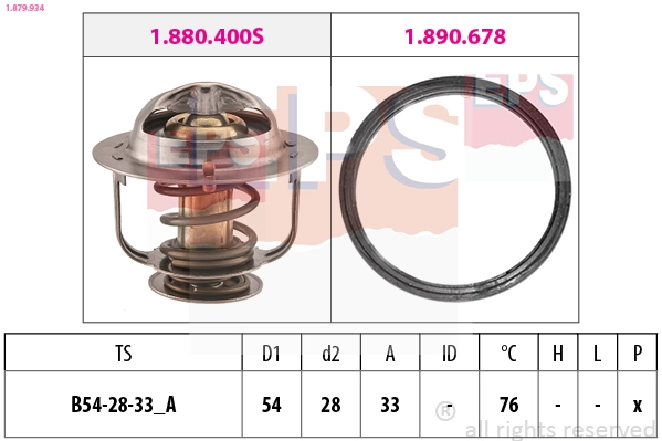 Thermostat, coolant (1.879.934)