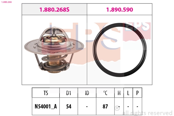 Thermostat, coolant (1.880.268)