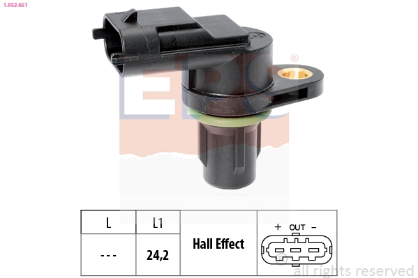 Sensor, camshaft position (1.953.651)