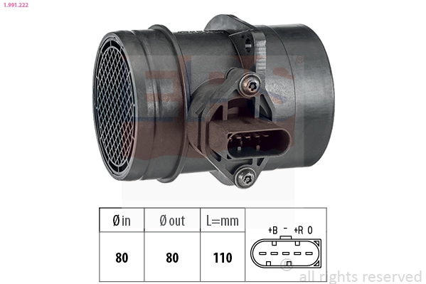 Mass Air Flow Sensor (1.991.222)
