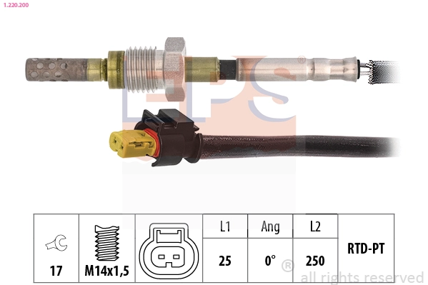 Sensor, exhaust gas temperature (1.220.200)