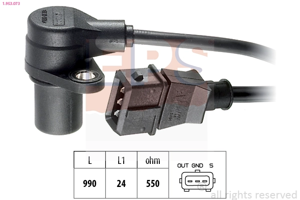 Sensor, crankshaft pulse (1.953.073)