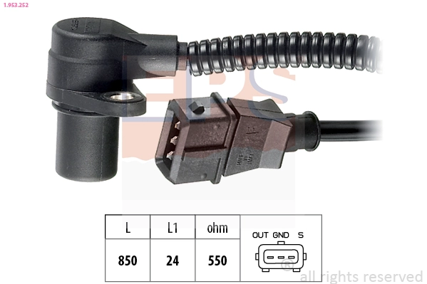 Sensor, crankshaft pulse (1.953.252)