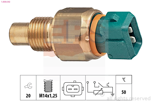 Sensor, coolant temperature (1.830.542)