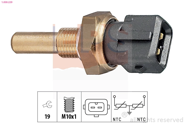 Sensor, coolant temperature (1.830.229)
