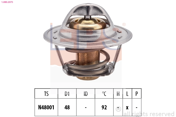 Thermostat, coolant (1.880.207S)