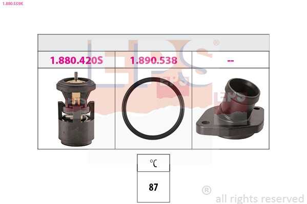 Thermostat, coolant (1.880.559K)