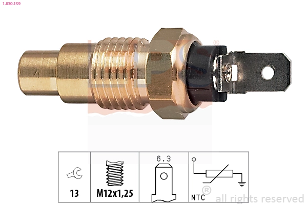 Sensor, coolant temperature (1.830.159)