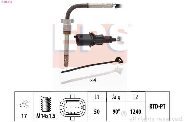 Sensor, exhaust gas temperature (1.220.214)