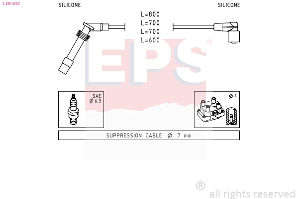 Ignition Cable Kit (1.501.947)