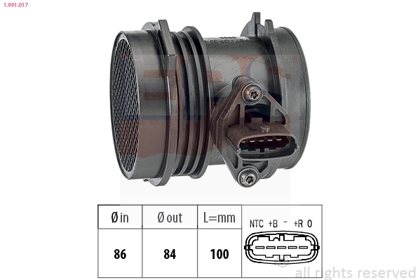 Mass Air Flow Sensor (1.991.017)