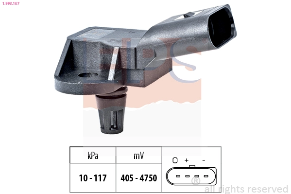 Air Pressure Sensor, altitude adaption (1.993.157)