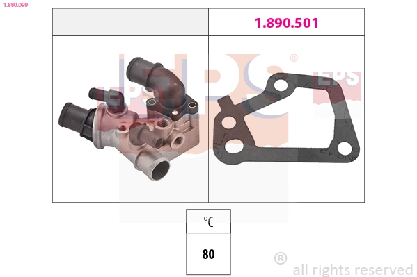 Thermostat, coolant (1.880.099)