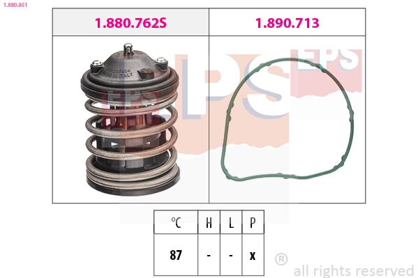 Thermostat, coolant (1.880.851)
