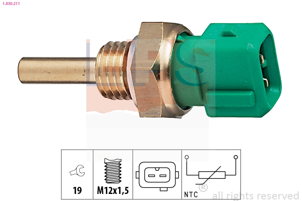 Sensor, coolant temperature (1.830.211)