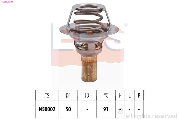 Thermostat, coolant (1.880.327S)