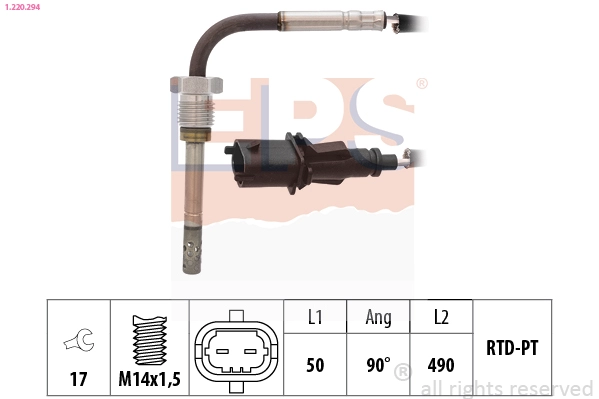 Sensor, exhaust gas temperature (1.220.294)