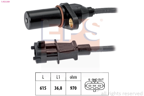 Sensor, crankshaft pulse (1.953.569)