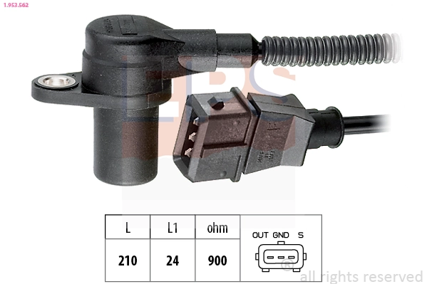 Sensor, crankshaft pulse (1.953.562)