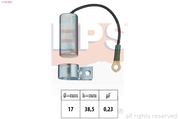 Capacitor, ignition system (1.115.023)