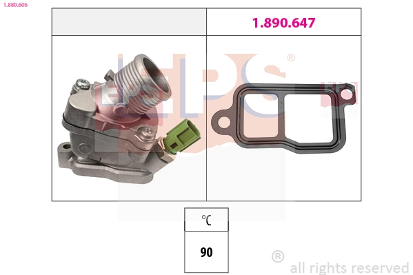 Thermostat, coolant (1.880.606)